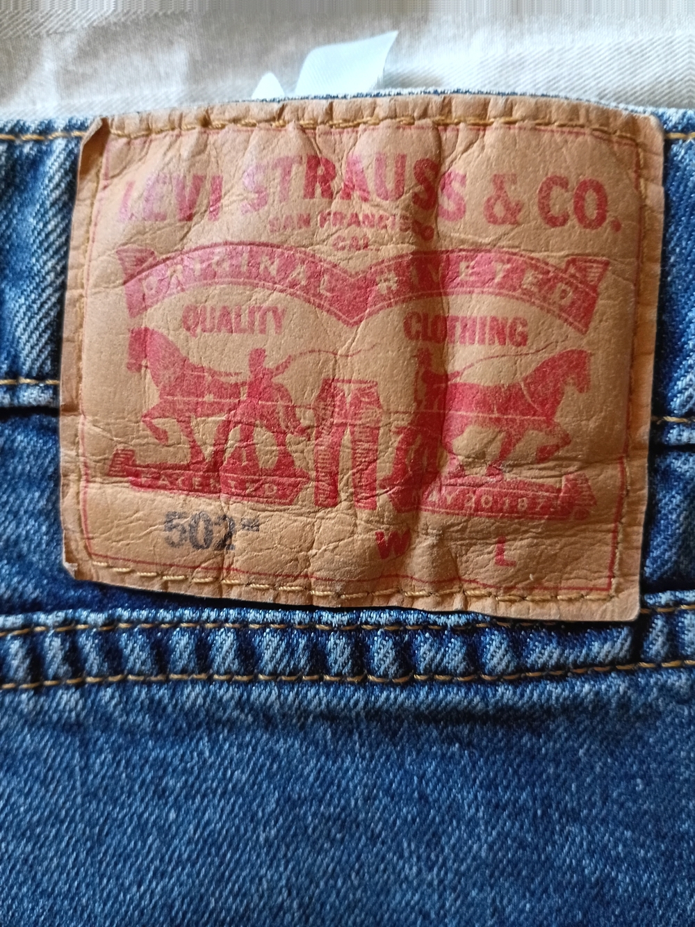 Levi's Men's Blue Jeans - Classic 502 Style Nice! 48 X 32